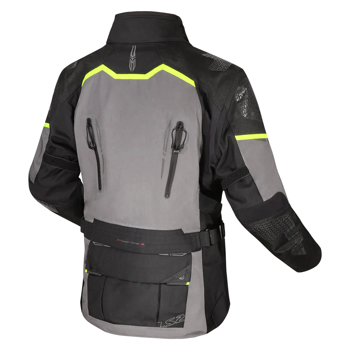 APOLLO BLACK DARK GREY HI VIS YELLOW 2