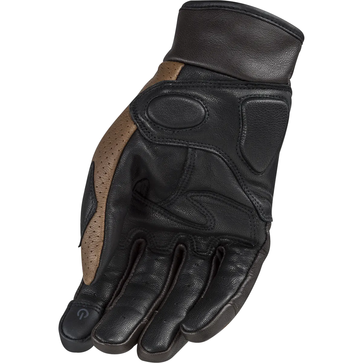 RUST MAN GLOVES LEATHER BROWN 2
