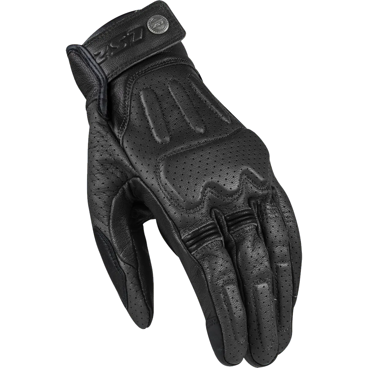 RUST MAN GLOVES LEATHER BLACK