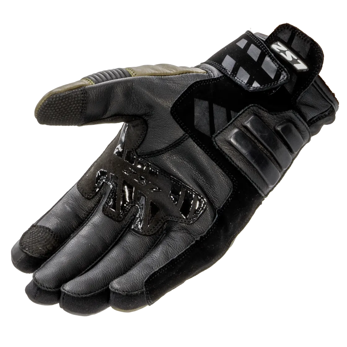 OCTANE WP LEATHER BLACK GREEN 2