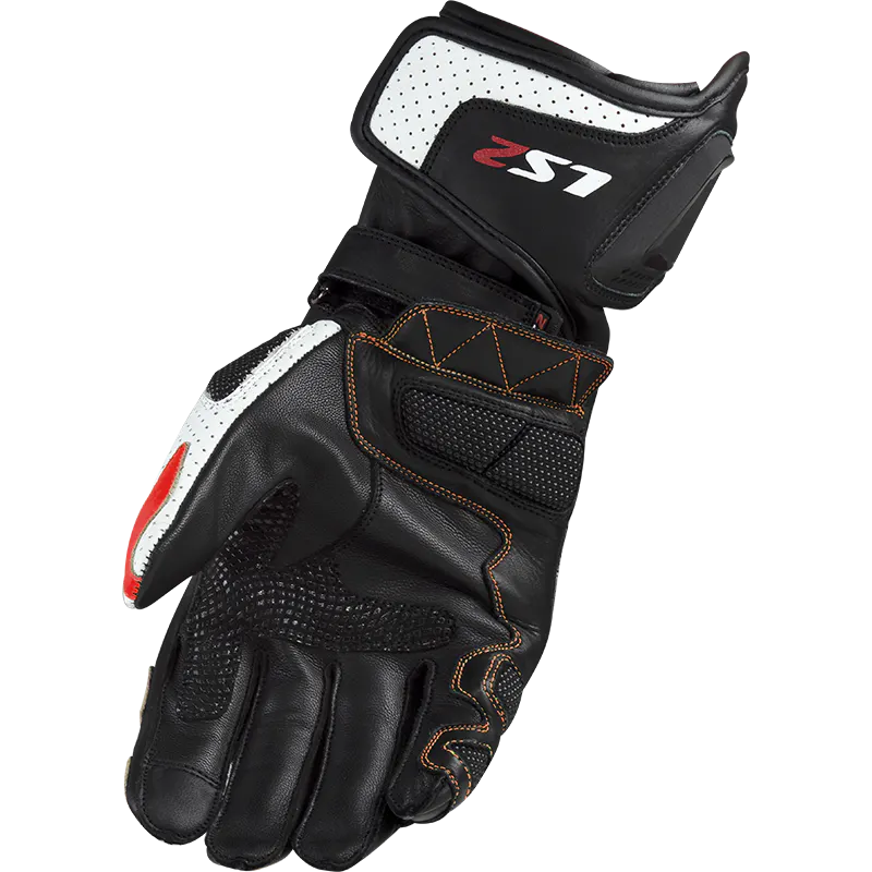 SWIFT RACING GLOVES BLACK WHITE RED 2