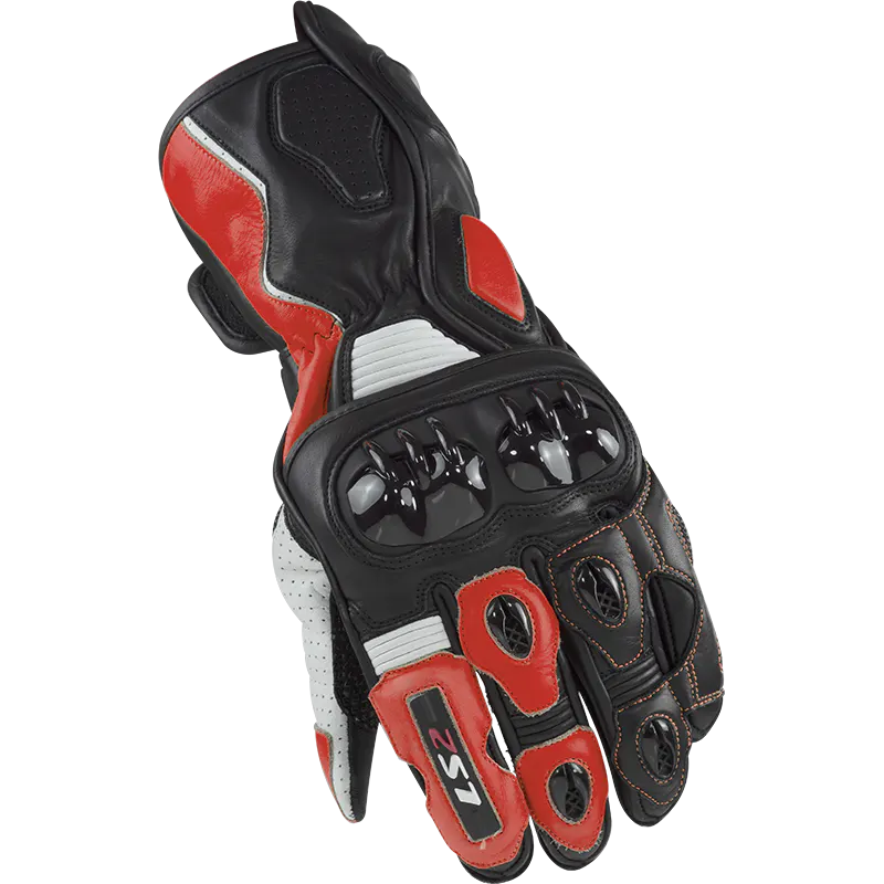 SWIFT RACING GLOVES BLACK WHITE RED