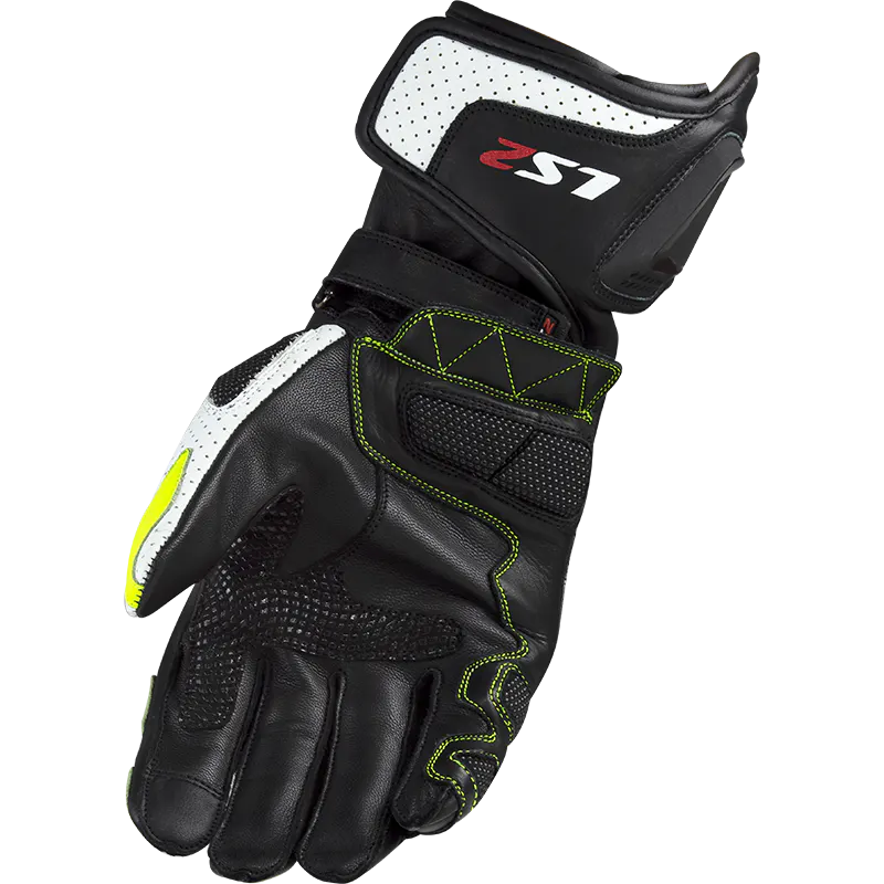 SWIFT RACING GLOVES BLACK NEON YELLOW 2