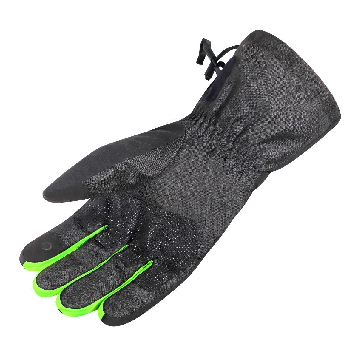 THERMORAIN GLOVES XS-S BLACK HI VIS YELLOW 2