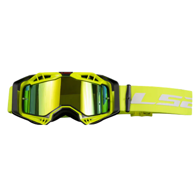 AURA GOGGLE WITH IRIDIUM VISOR BLACK YELLOW