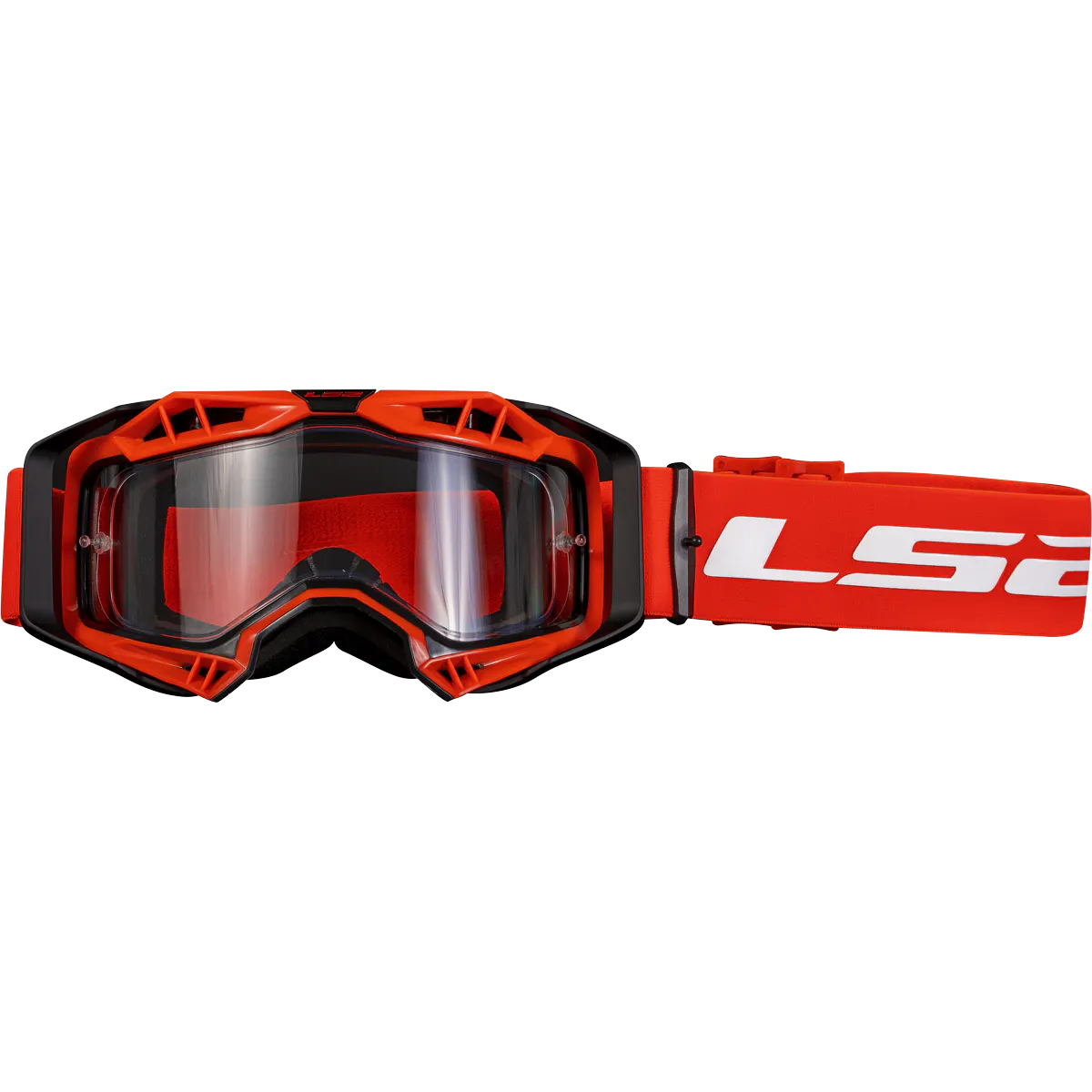 AURA ENDURO SERIES GOGGLE WITH CLEAR BLACK RED