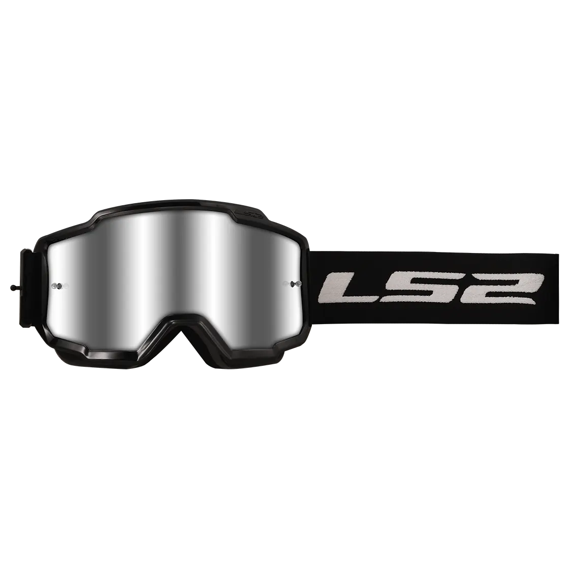 CHARGER GOGGLE WITH SILVER VISOR BLACK