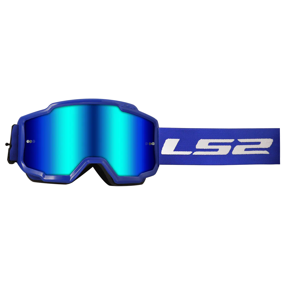 CHARGER GOGGLE WITH IRIDIUM VISOR BLUE
