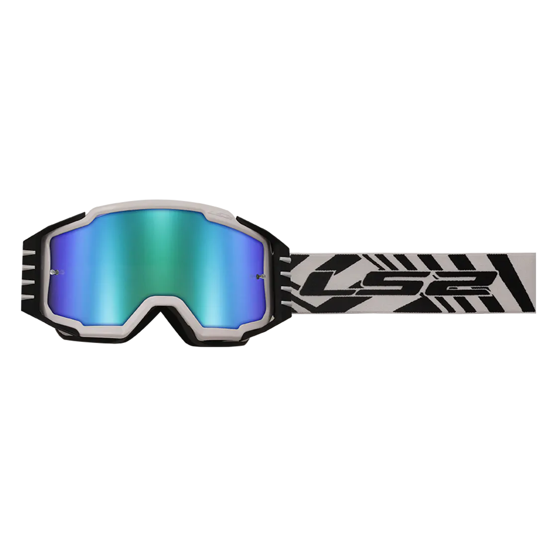CHARGER PRO GOGGLE WITH IRIDIUM VISOR WHITE