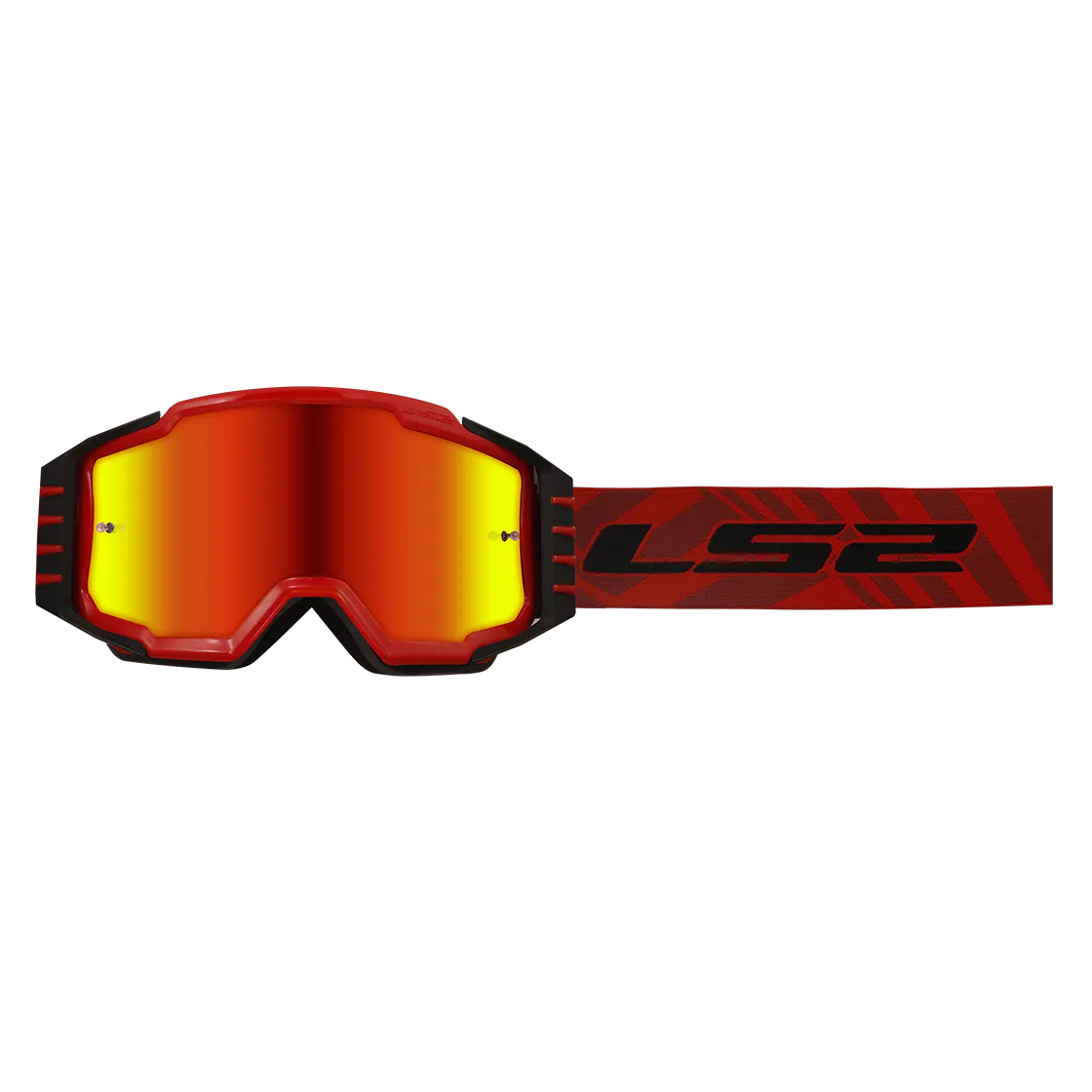 CHARGER PRO GOGGLE WITH IRIDIUM VISOR RED