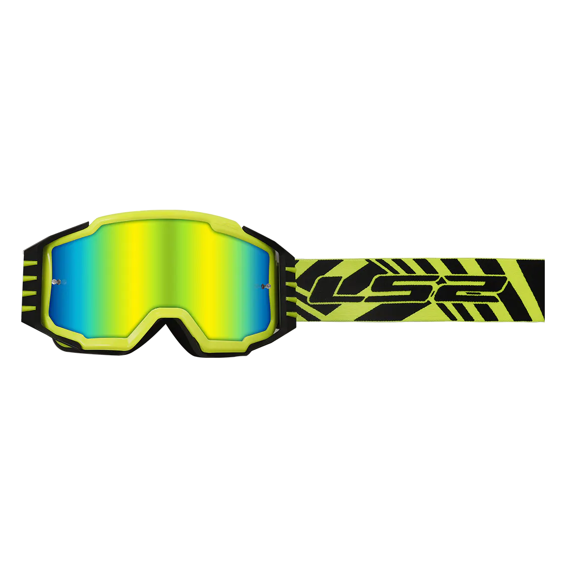 CHARGER PRO GOGGLE WITH IRIDIUM VISOR HI VIS YELLOW