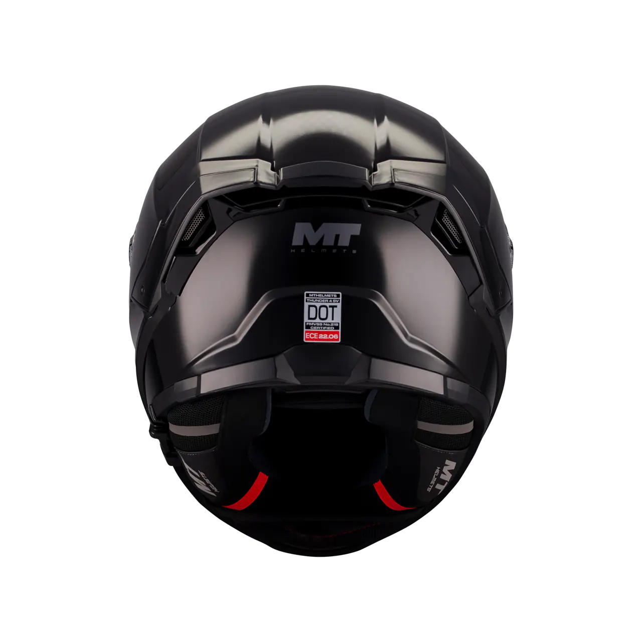 CASCO MT FF118SV THUNDER 4 SV PURE A1 NEGRO BRILLO XS 5