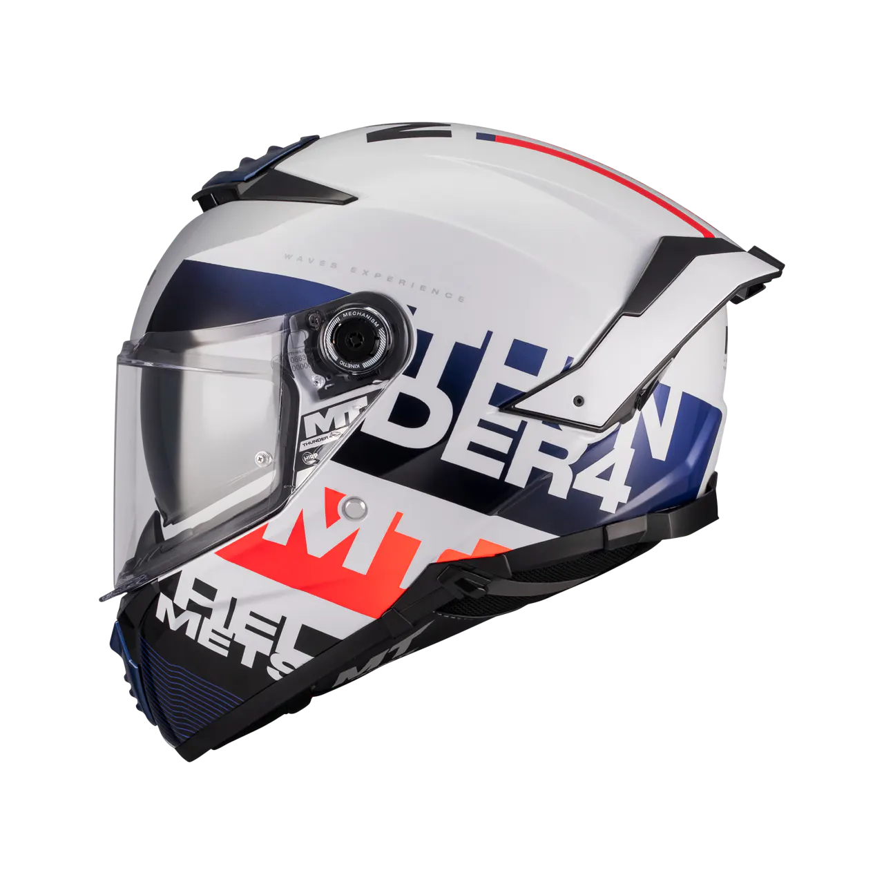 CASCO MT FF118SV THUNDER 4 SV WAVES A17 BRILLO XS