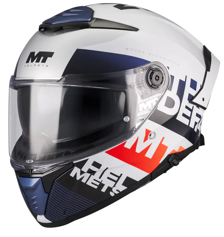 Casco Mt FF118SV Thunder 4 SV Waves A17 Brillo