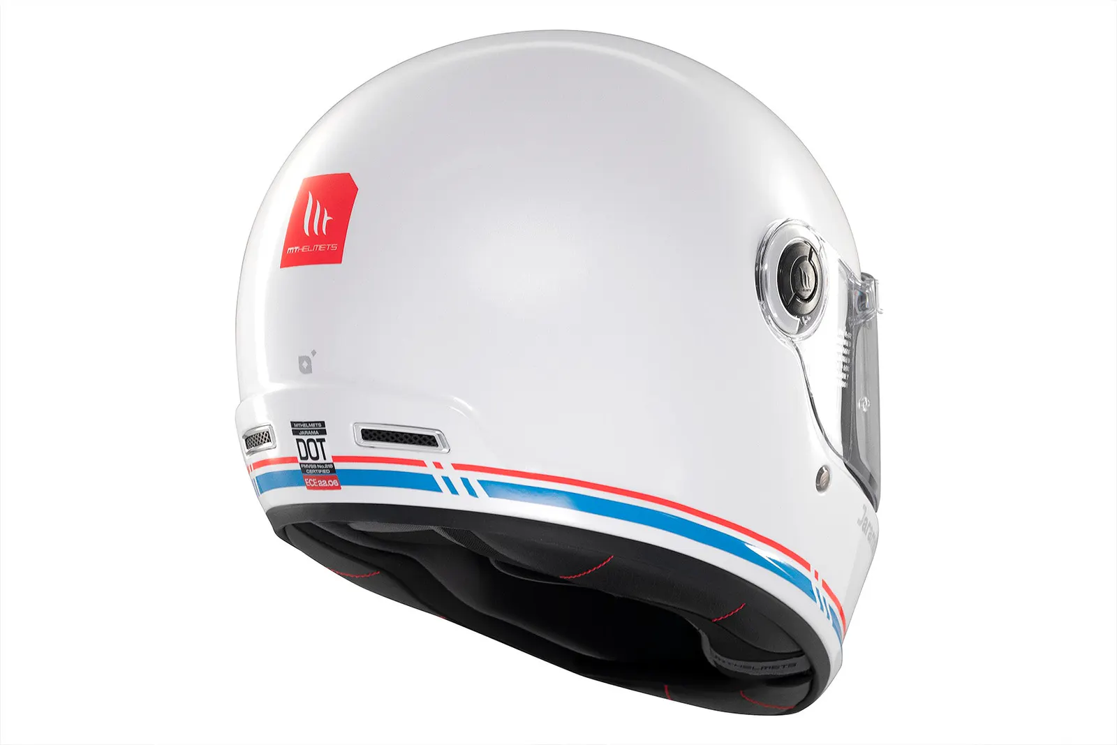 CASCO MT FF119SV JARAMA SV SOLID A7 BLANCO BRILLO XS 5