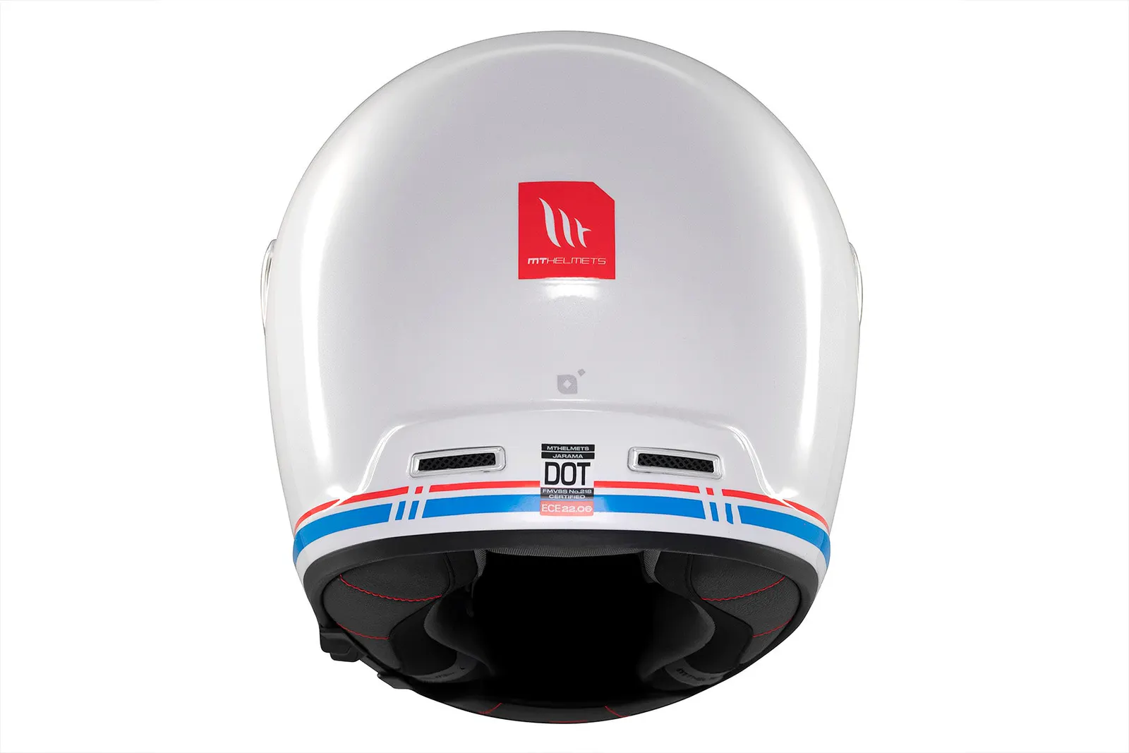 CASCO MT FF119SV JARAMA SV SOLID A7 BLANCO BRILLO XS 8