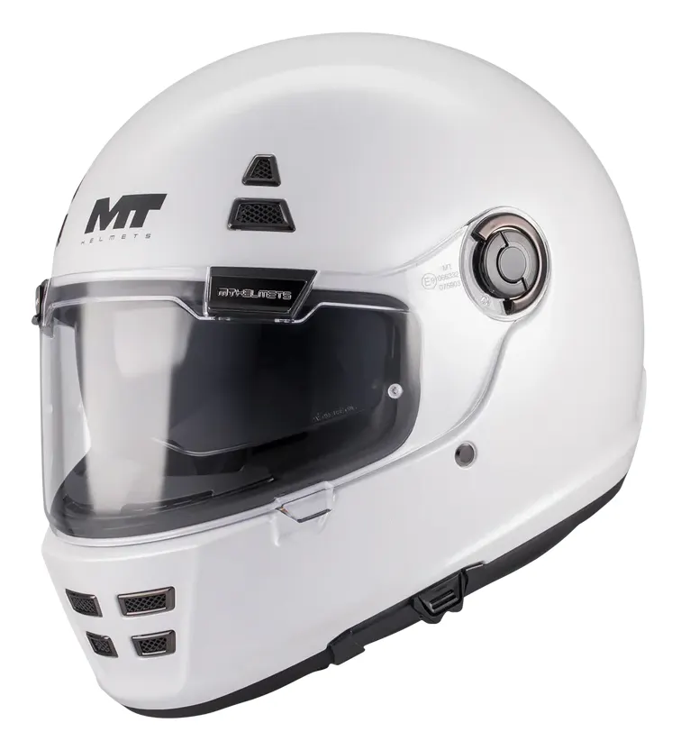 Casco MT Jarama SV Pure A0 Blanco Brillo