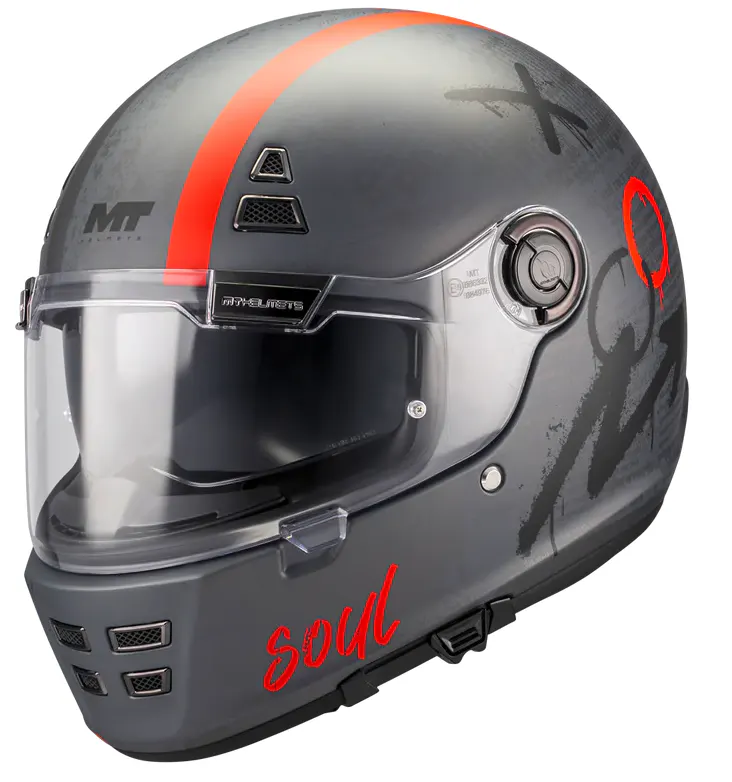 Casco MT Jarama SV Papercut C15 mate