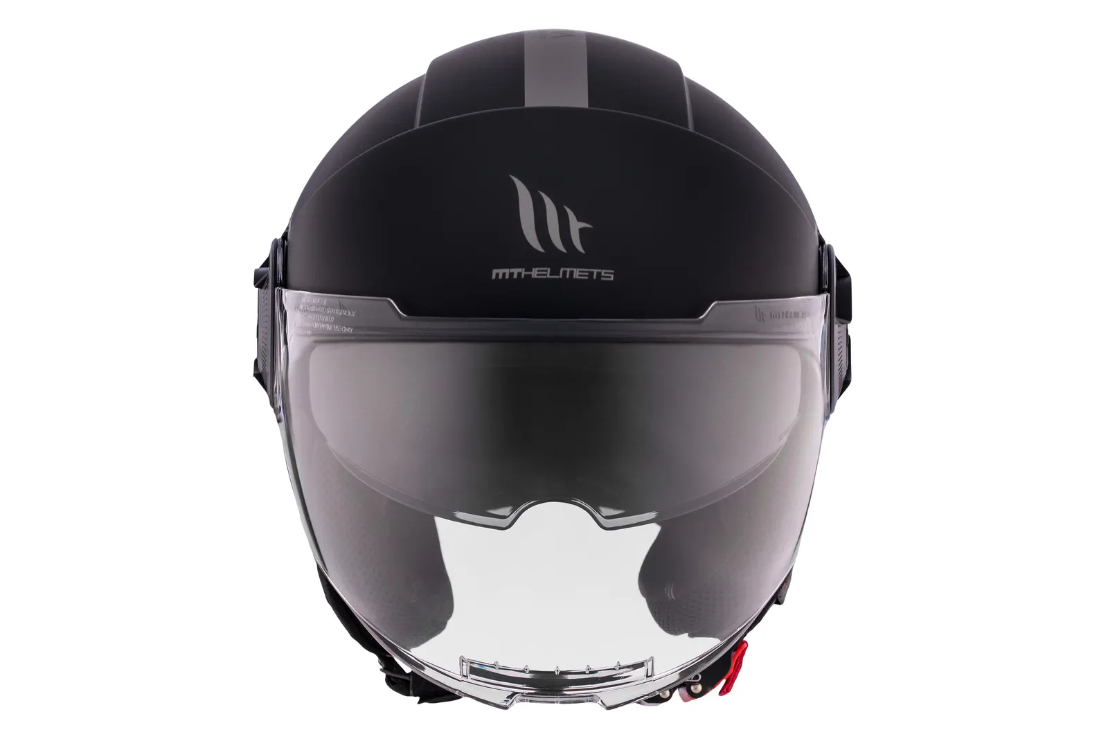 CASCO MT OF502SV B VIALE SV S SOLIDO A1 NEGRO MATE XS 3