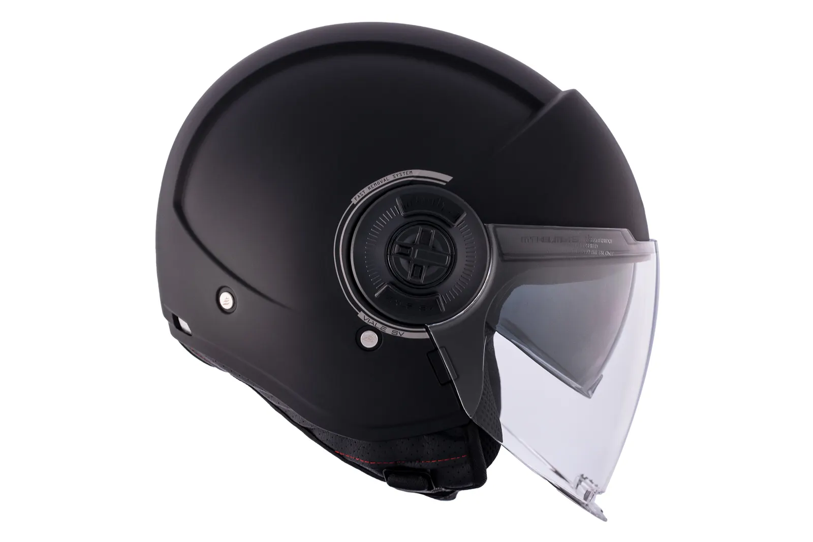 CASCO MT OF502SV B VIALE SV S SOLIDO A1 NEGRO MATE XS 5