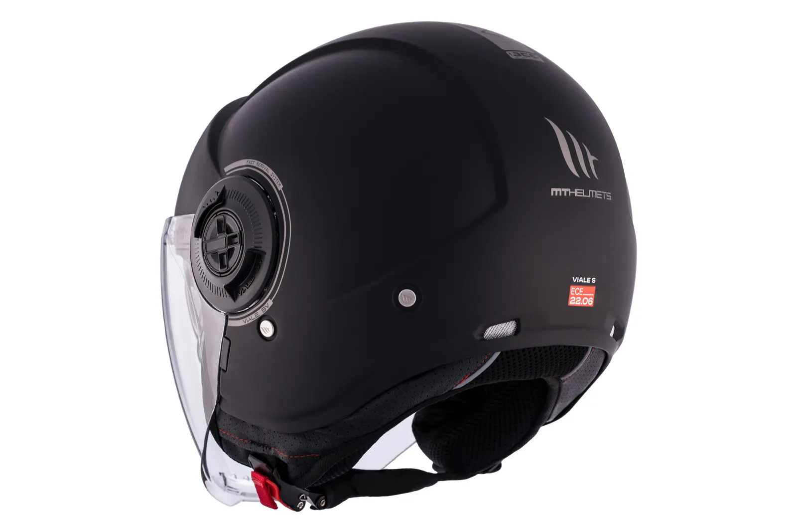 CASCO MT OF502SV B VIALE SV S SOLIDO A1 NEGRO MATE XS 8