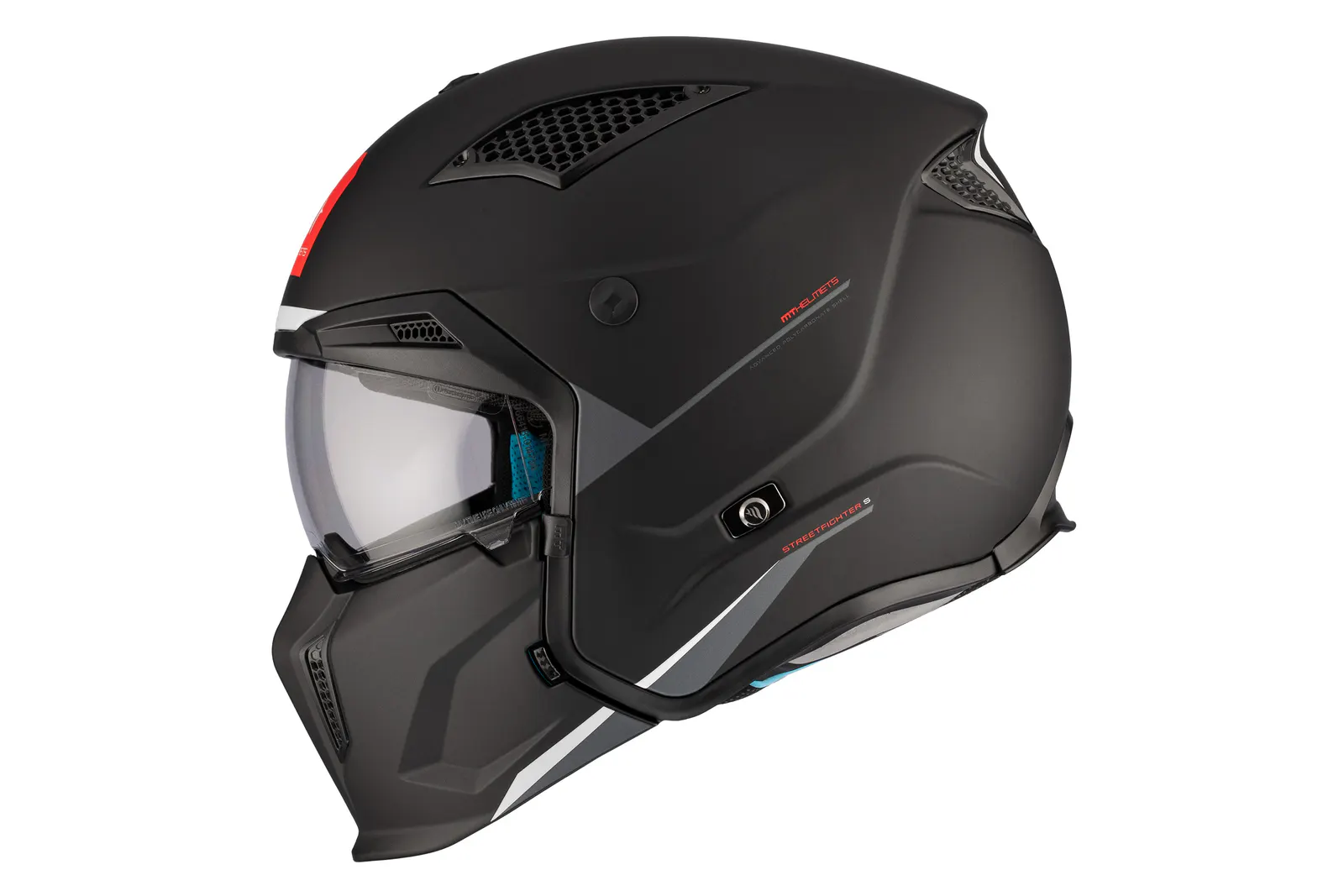 CASCO MT TR902B SV STREETFIGHTER SV S SOLID A1 NEGRO MATE XS