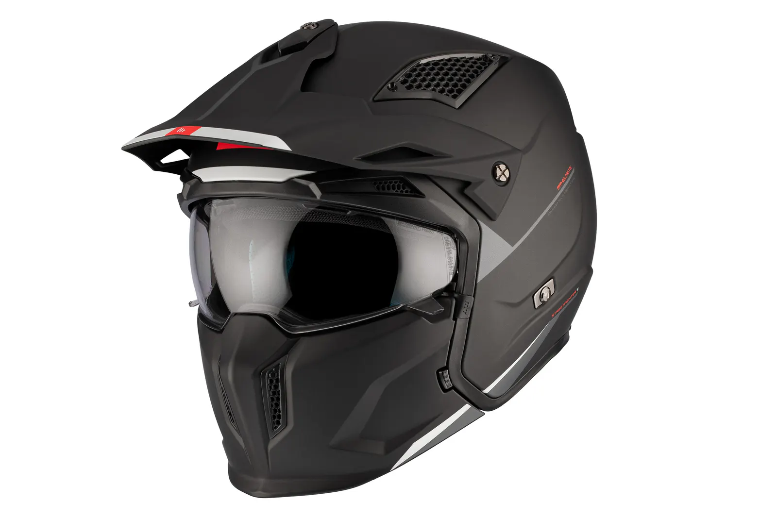 CASCO MT TR902B SV STREETFIGHTER SV S SOLID A1 NEGRO MATE XS 11