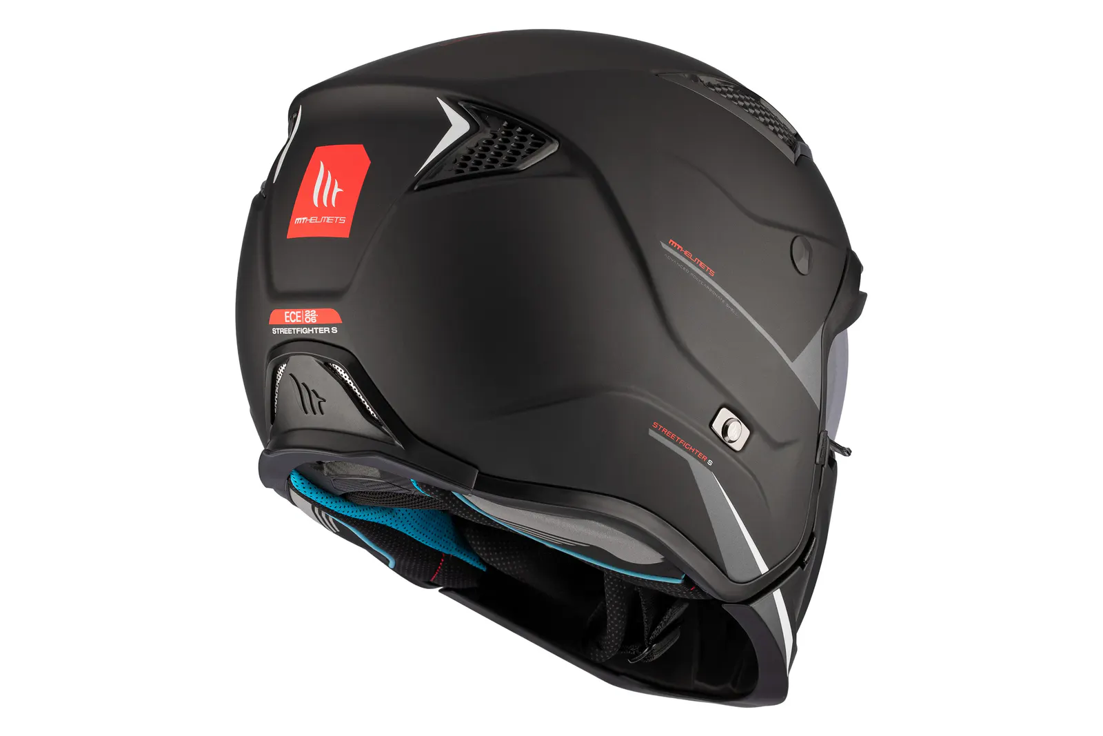 CASCO MT TR902B SV STREETFIGHTER SV S SOLID A1 NEGRO MATE XS 6