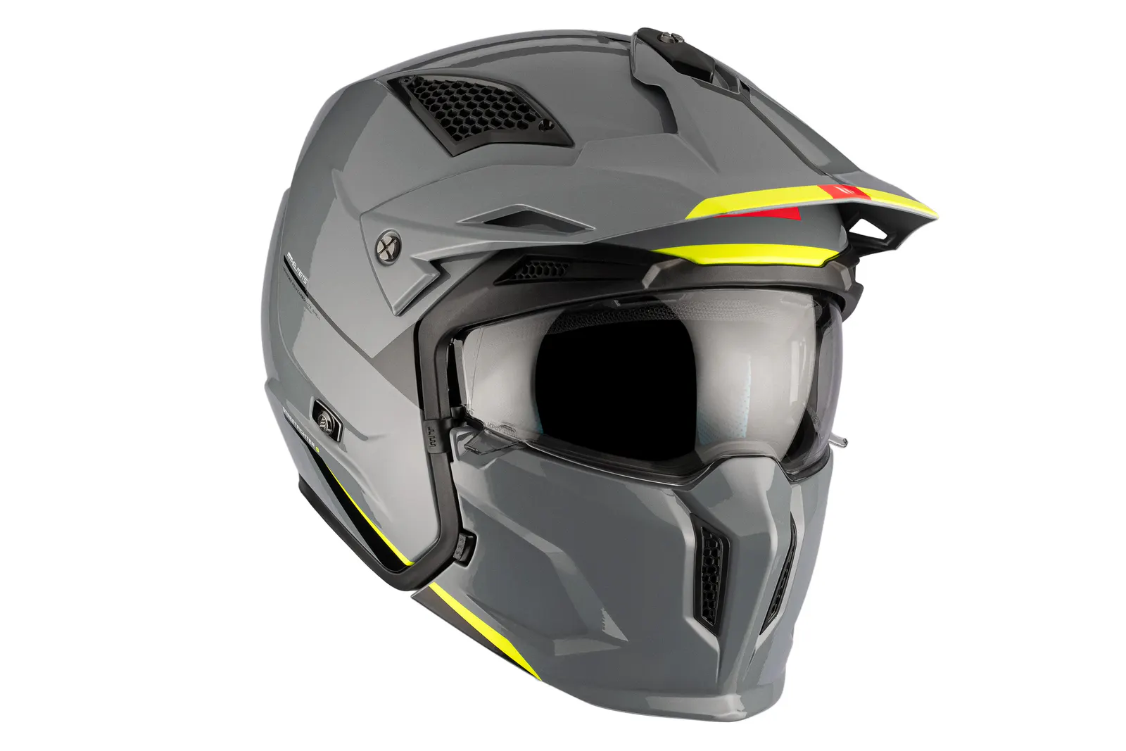 CASCO MT TR902B SV STREETFIGHTER SV S SOLID A22 GRIS BRILLO XS 13