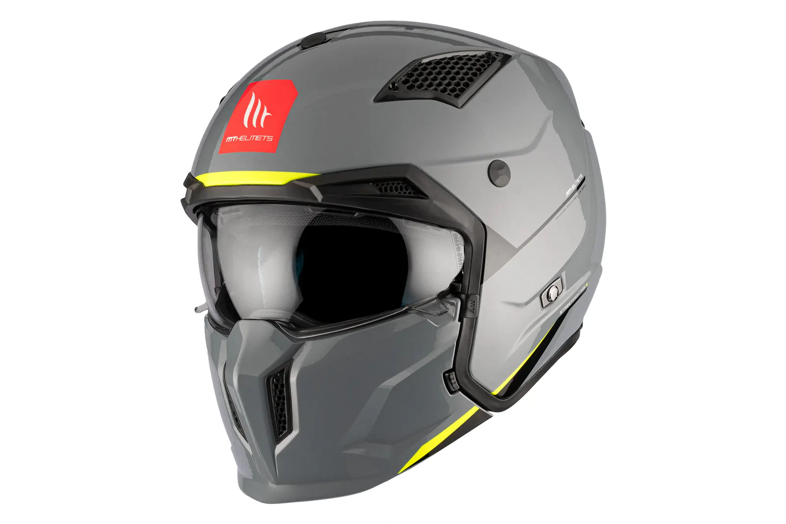 CASCO MT TR902B SV STREETFIGHTER SV S SOLID A22 GRIS BRILLO XS 2