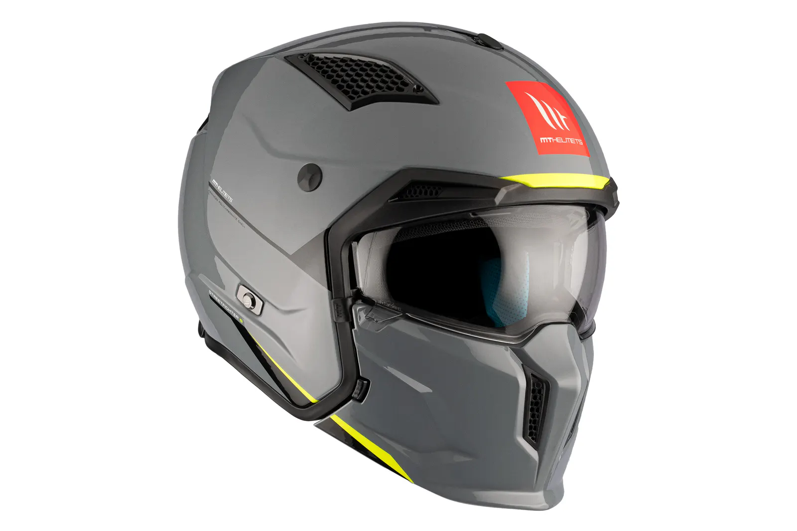 CASCO MT TR902B SV STREETFIGHTER SV S SOLID A22 GRIS BRILLO XS 4