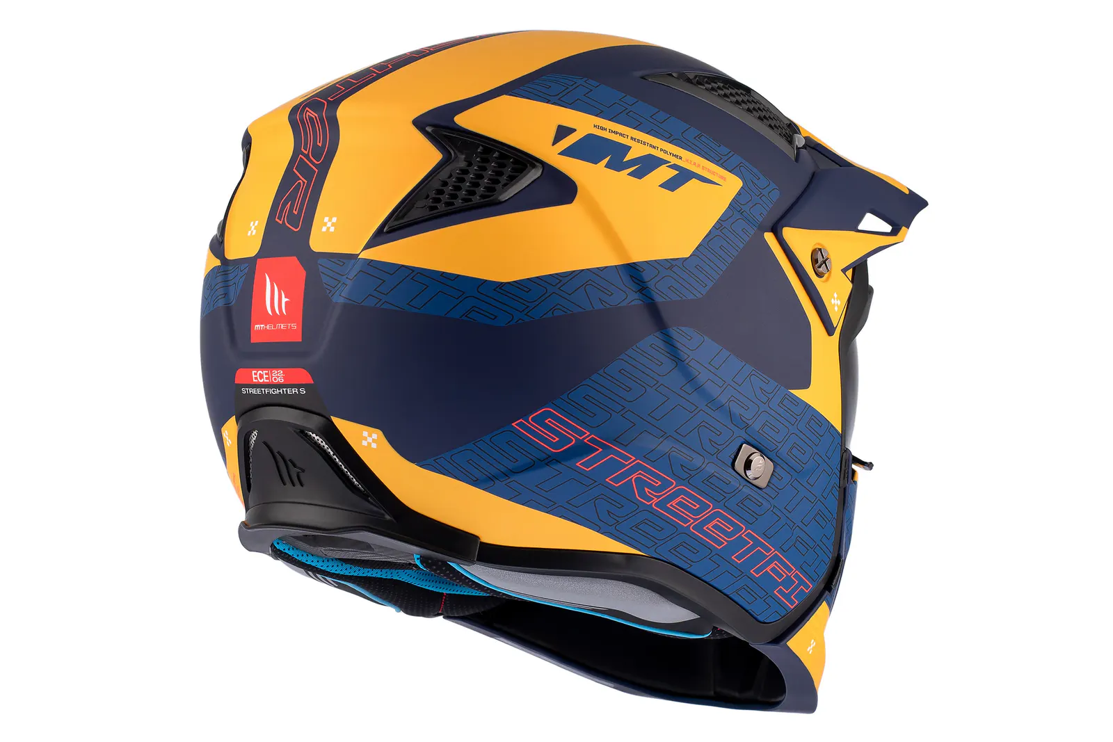 CASCO MT TR902B SV STREETFIGHTER SV S TOTEM C3 AMARILLO MATE XS 6