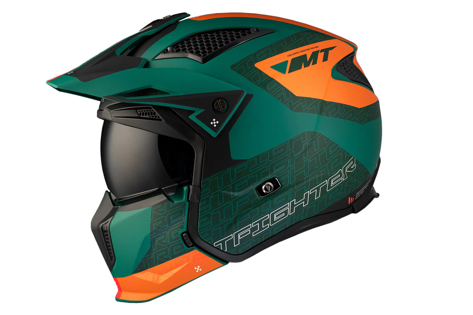 CASCO MT TR902B SV STREETFIGHTER SV S TOTEM C6 VERDE MATE XS