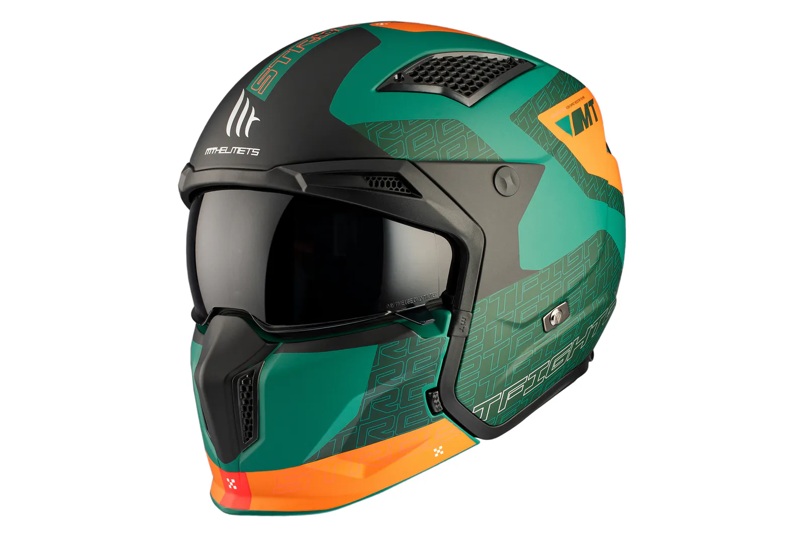 CASCO MT TR902B SV STREETFIGHTER SV S TOTEM C6 VERDE MATE XS 11