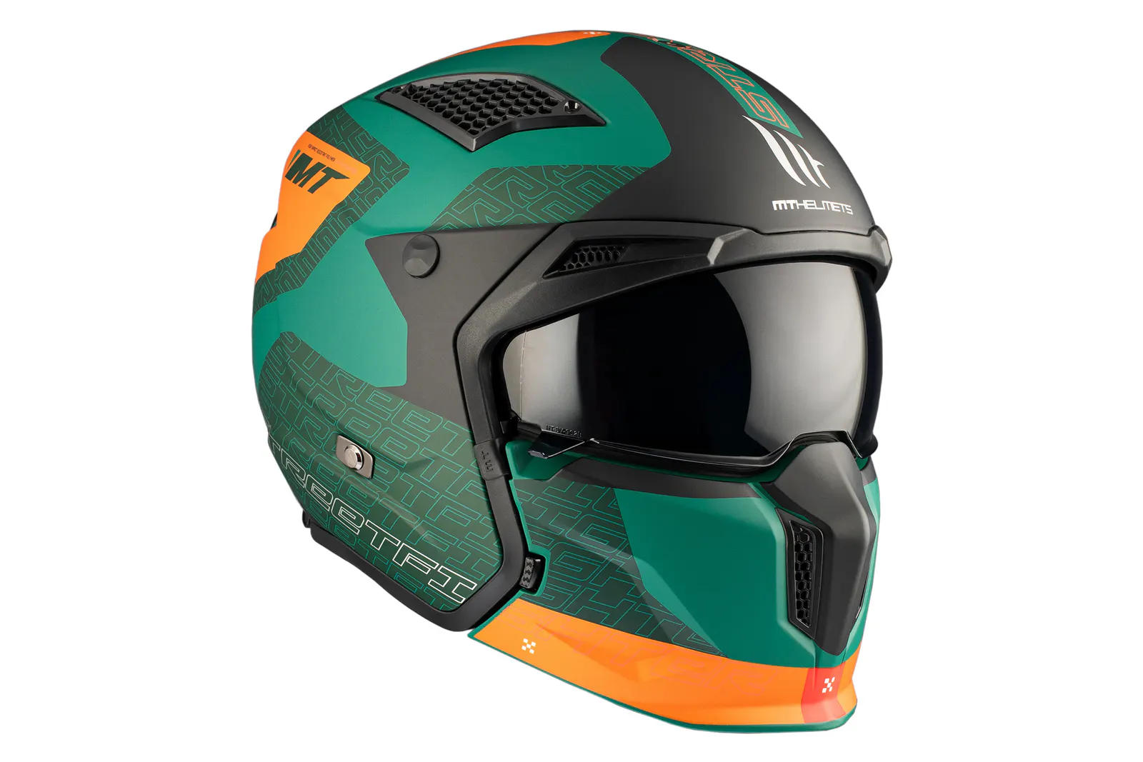 CASCO MT TR902B SV STREETFIGHTER SV S TOTEM C6 VERDE MATE XS 13