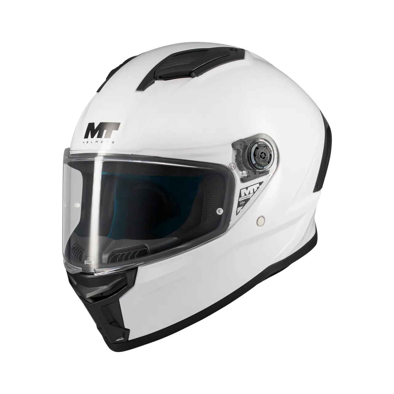 CASCO MT FF126 STINGER 2 PURE A0 BLANCO PERLA BRILLO XS