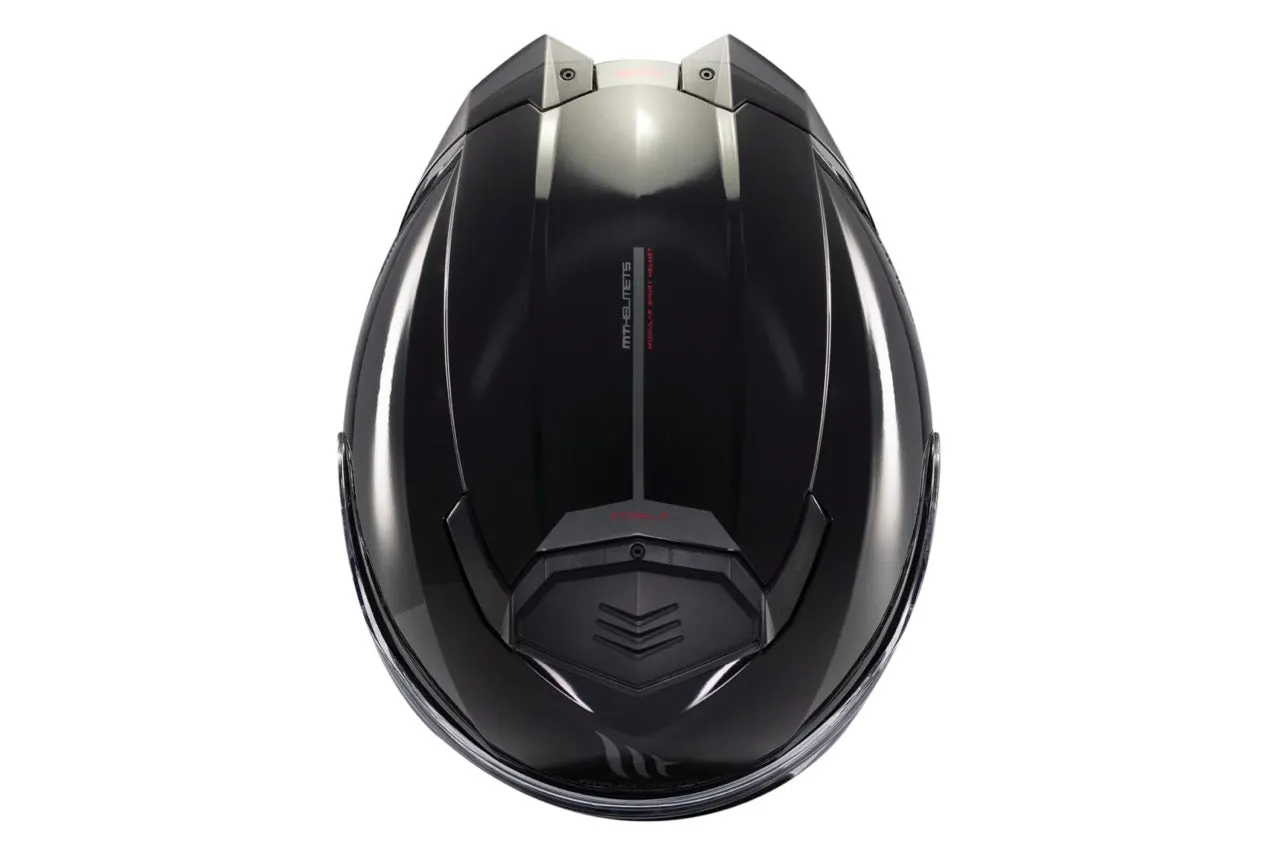 CASCO MT FU404SV ATOM 2 SV SOLID A1 NEGRO BRILLO XS 9