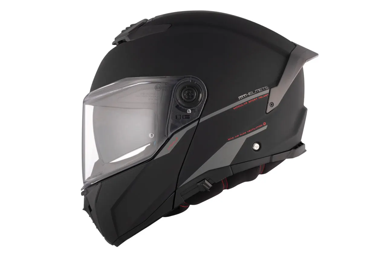 CASCO MT FU404SV ATOM 2 SV SOLID A1 NEGRO MATE XS