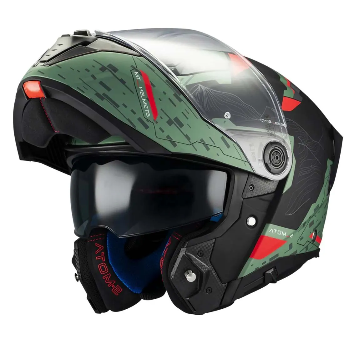 Casco Mt Helmets Atom 2 SV Highlands C6 Mate