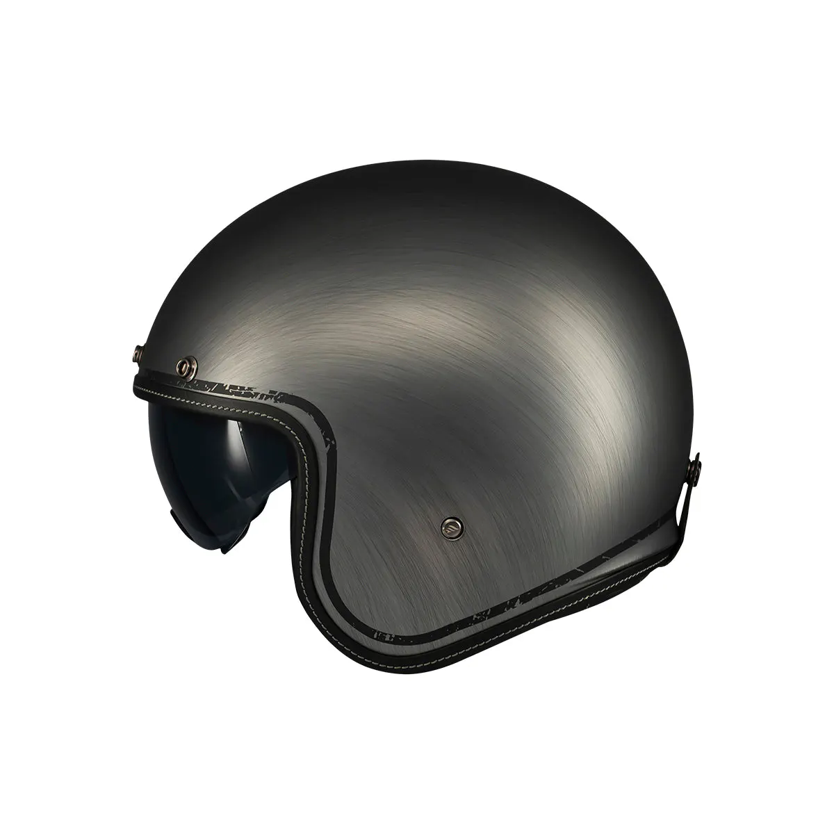 CASCO MT OF507SV B LE MANS 2 SV S SCRATCHED CHROME A2 MATE XS