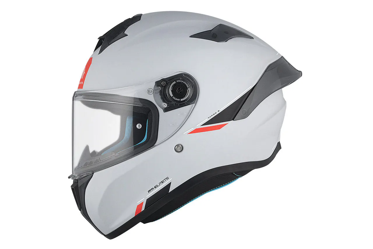 CASCO MT FF106B TARGO S SOLID A12 GRIS BRILLO XS