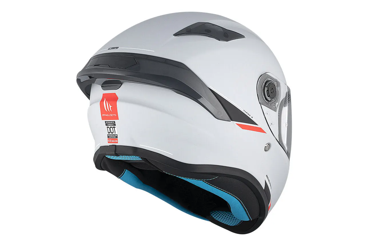 CASCO MT FF106B TARGO S SOLID A12 GRIS BRILLO XS 6