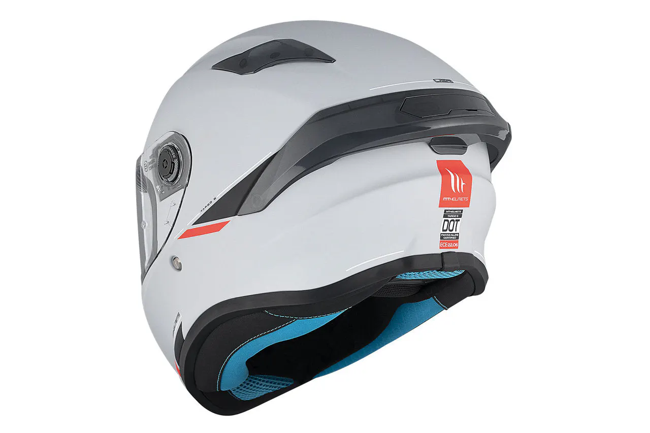 CASCO MT FF106B TARGO S SOLID A12 GRIS BRILLO XS 8