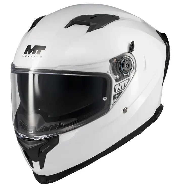 Casco MT Braker SV Pure A0 Blanco Brillo