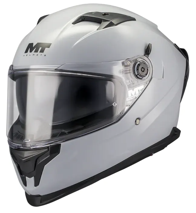 Casco MT Braker SV Pure A12 Gris Brillo