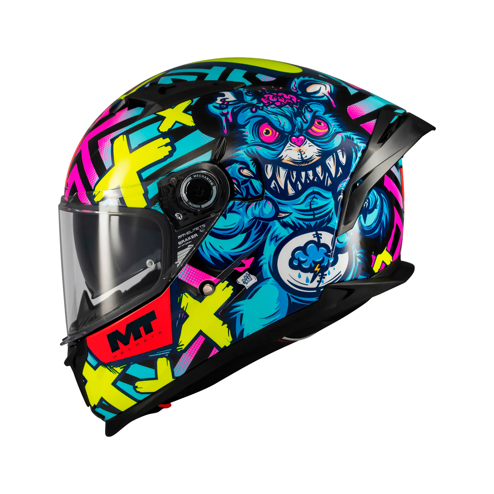 CASCO MT FF128SV BRAKER SV CRAZY TEDDY B7 BRILLO XS