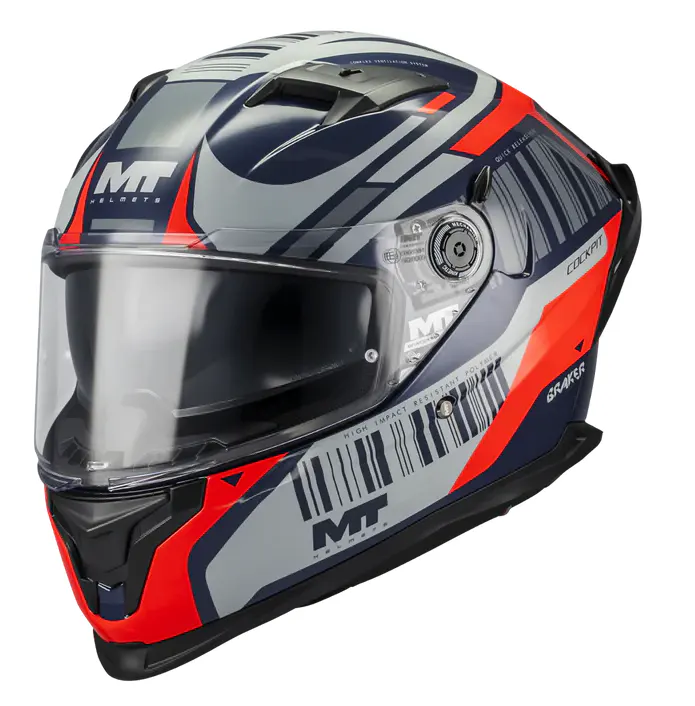 Casco MT Braker SV Cockpit C5 Brillo