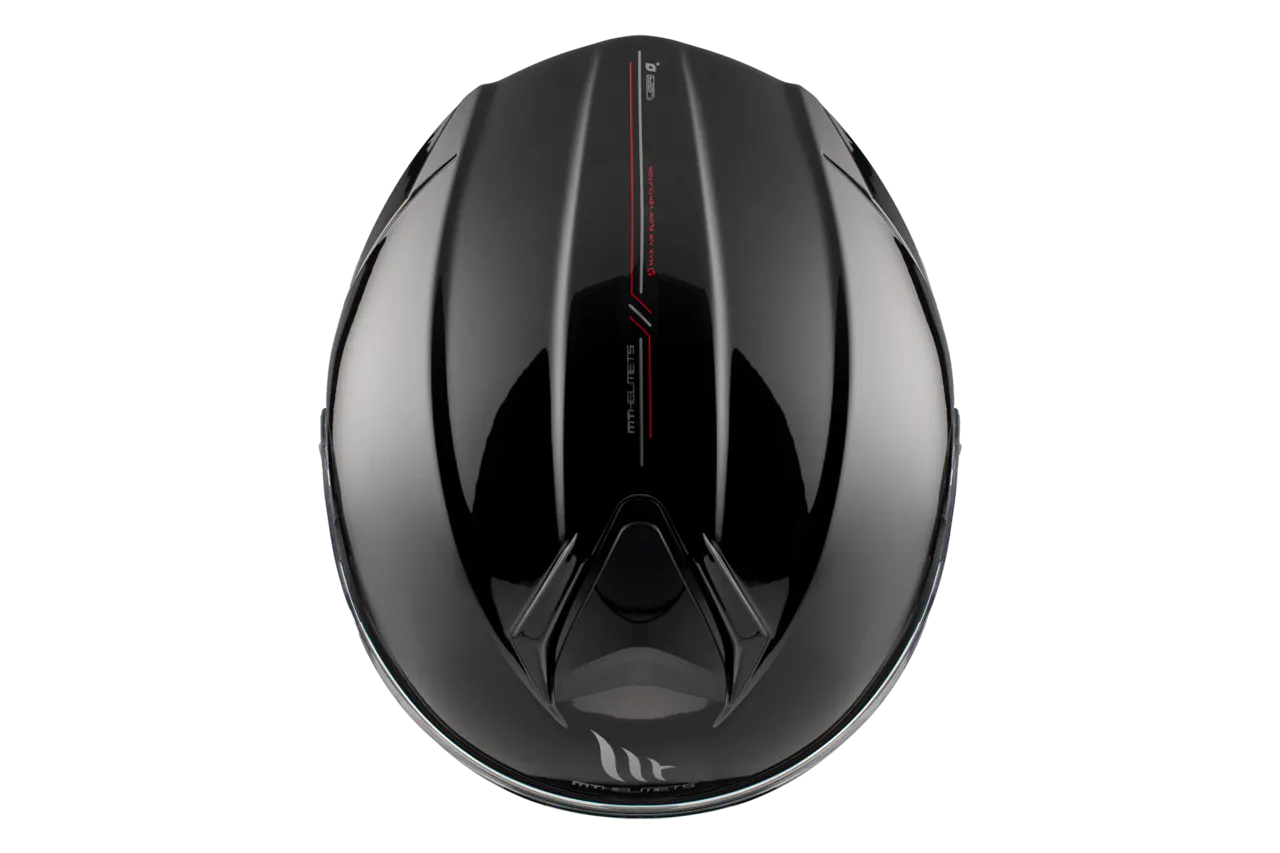 CASCO MT FU935SV GENESIS SV SOLIDO A1 NEGRO BRILLO XS 9