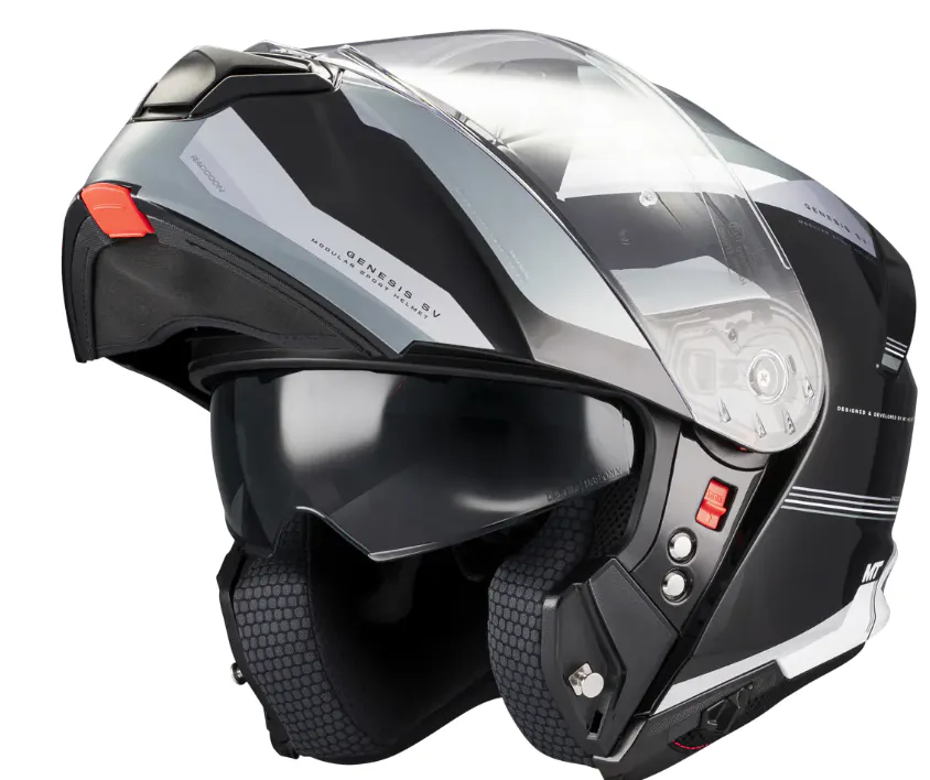 Casco Mt Helmets Genesis SV Raccoon B12 brillo