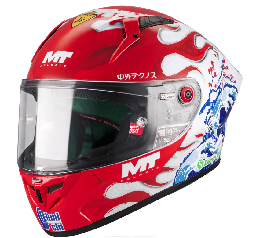 Casco MT KRE+ S Yamanaka 2025 A5 brillo